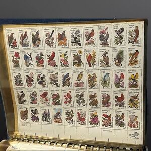 Vintage 1992 MNH Scott Birds MNH 20 Cent Sheet of Stamps Scott #1953-2002